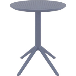 Стіл круглий Siesta Sky Folding Table 60 Dark Grey