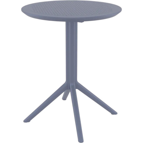 Стіл круглий Siesta Sky Folding Table 60 Dark Grey1