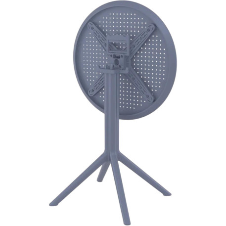 Стіл круглий Siesta Sky Folding Table 60 Dark Grey3