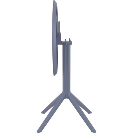 Стіл круглий Siesta Sky Folding Table 60 Dark Grey6