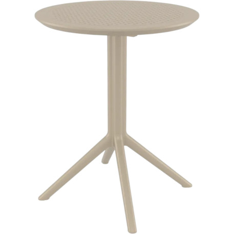 Стіл круглий Siesta Sky Folding Table 60 Taupe1