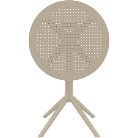 Стіл круглий Siesta Sky Folding Table 60 Taupe5