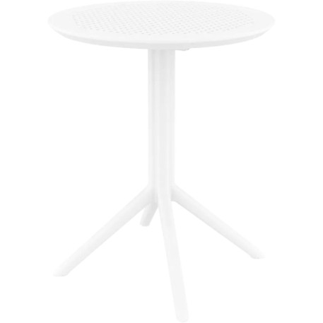 Стіл круглий Siesta Sky Folding Table 60 White1