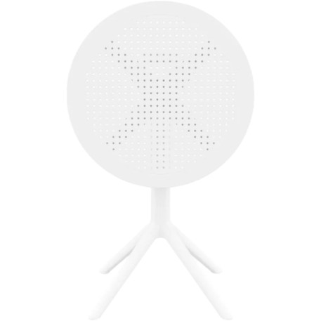 Стіл круглий Siesta Sky Folding Table 60 White5