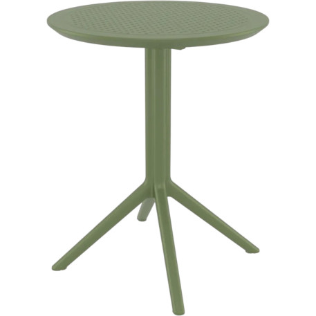 Стіл круглий Siesta Sky Folding Table 60 Olive Green1