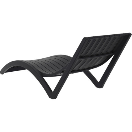 Шезлонг Siesta Slim Black3