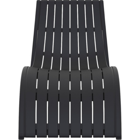 Шезлонг Siesta Slim Black2