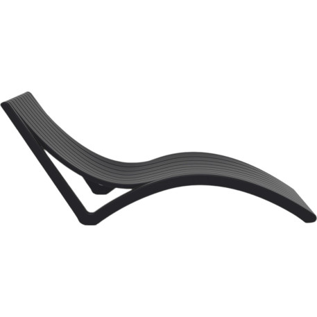 Шезлонг Siesta Slim Black1