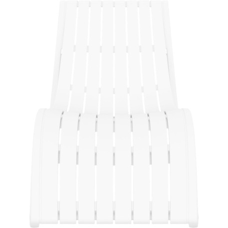 Шезлонг Siesta Slim White2