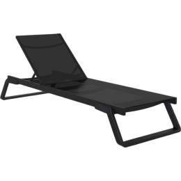Шезлонг Siesta Tropic Black Black