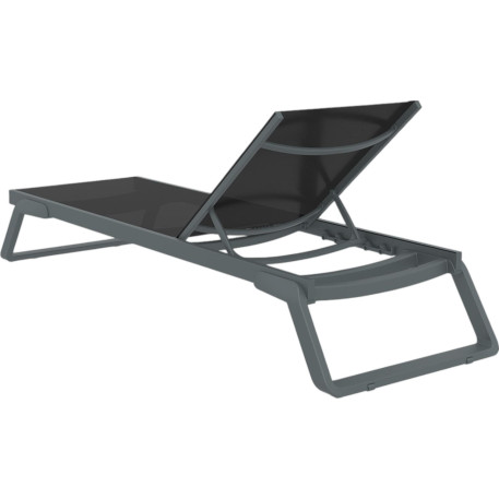 Шезлонг Siesta Tropic Dark Grey Black3