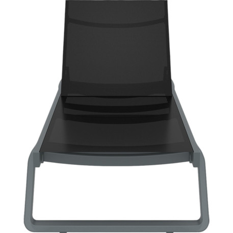 Шезлонг Siesta Tropic Dark Grey Black2