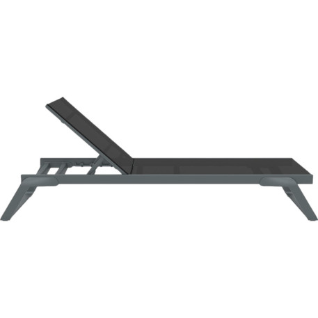 Шезлонг Siesta Tropic Dark Grey Black1
