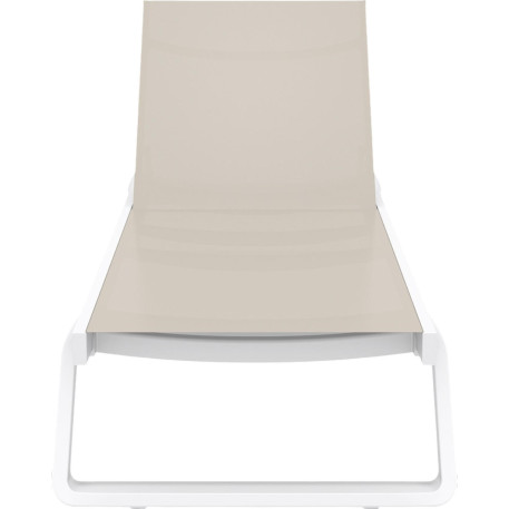 Шезлонг Siesta Tropic White Taupe4
