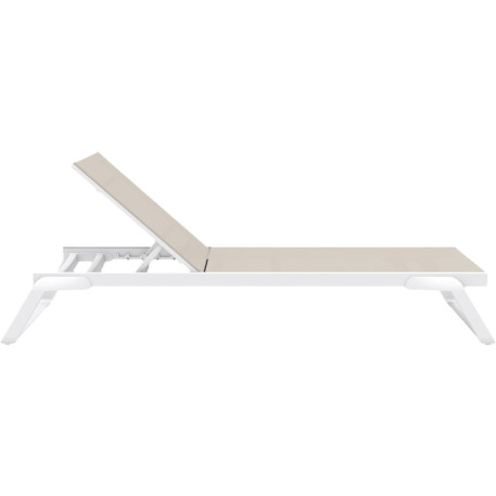 Шезлонг Siesta Tropic White Taupe1