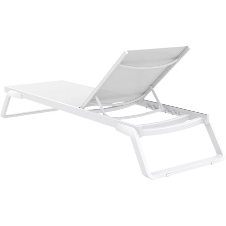 Шезлонг Siesta Tropic White White3