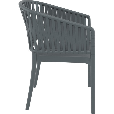 Стілець Siesta Portofino Armchair Dark Grey1