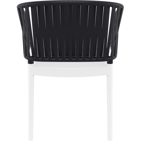 Стілець Siesta Portofino Armchair White Black4