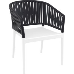 Стілець Siesta Portofino Armchair White Black