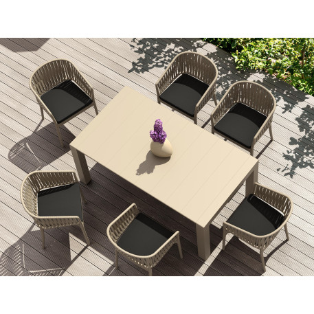 Подушка Siesta Portofino Seat Cushion Beige7