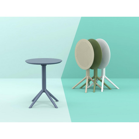 Стіл круглий Siesta Sky Folding Table 60 Black12