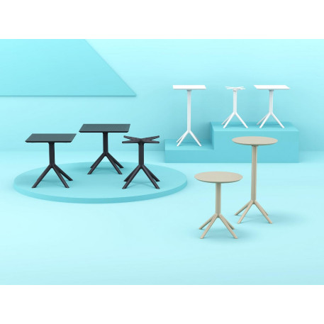 Стіл круглий Siesta Sky Folding Table 60 Black11