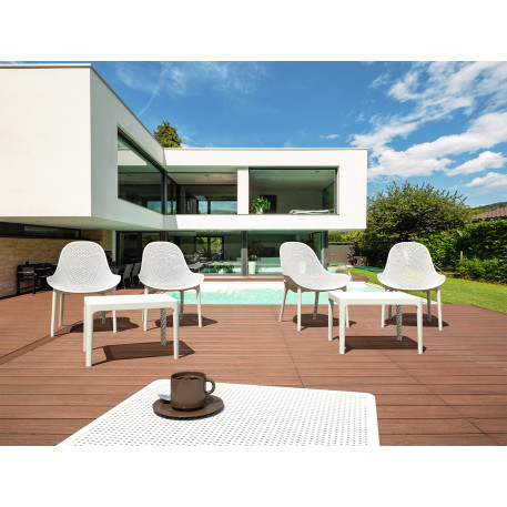 Стілець Siesta Sky Lounge White11
