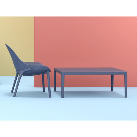 Стіл кавовий Siesta Sky Lounge Table Dark Grey5