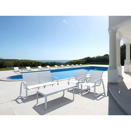 Стіл кавовий Siesta Sky Lounge Table White8