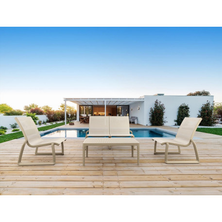 Стіл кавовий Siesta Sky Lounge Table Taupe4