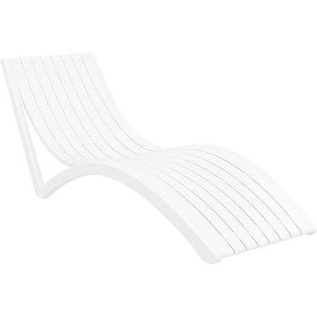 Комплект із 2 шезлонгів Siesta Slim +  Стіл Siesta Ocean Side Table - White5