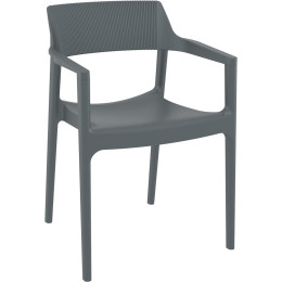 Стілець Siesta Tulum Armchair Dark Grey