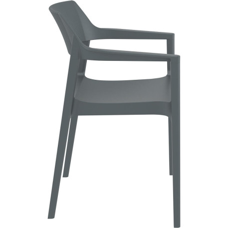 Стілець Siesta Tulum Armchair Dark Grey1