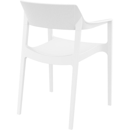 Стілець Siesta Tulum Armchair White3